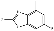 2-Chloro-6-fluoro-4-methylbenzothiazole Structure