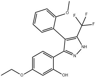 1189315-65-8 5-ethoxy-2-[4-(2-methoxyphenyl)-5-(trifluoromethyl)-1H-pyrazol-3-yl]phenol