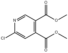 dimethyl 6-chloropyridine-3,4-dicarboxylate, 1189570-18-0, 结构式