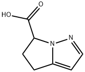 5,6-dihydro-4H-pyrrolo[1,2-b]pyrazole-6-carboxylic acid Struktur