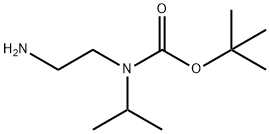(2-Amino-ethyl)-isopropyl-carbamic acid tert-butyl ester Struktur