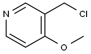 3-(氯甲基)-4-甲氧基吡啶 结构式