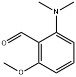 2-(dimethylamino)-6-methoxybenzaldehyde Struktur