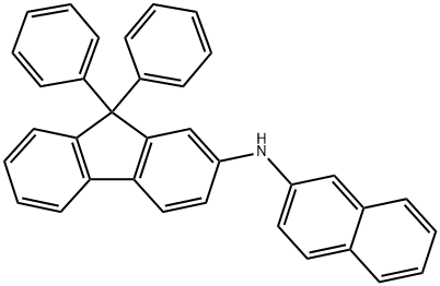 N-(Naphthalen-3-yl)-9,9-diphenyl-9H-fluoren-2-amine Structure