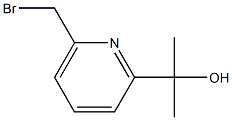 2-[6-(bromomethyl)pyridin-2-yl]propan-2-ol Struktur