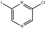 2-Chloro-6-iodopyrazine 化学構造式