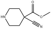 METHYL 4-CYANOPIPERIDINE-4-CARBOXYLATE,1206228-82-1,结构式