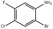 2-溴-4-氯-5-氟苯胺, 120694-11-3, 结构式