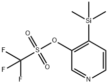 4-(Trimethylsilyl)pyridin-3-yl trifluoromethanesulfonate Structure