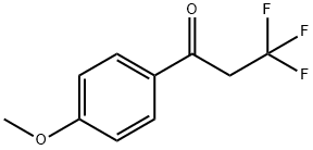 3,3,3-Trifluoro-1-(4-methoxyphenyl)propan-1-one Struktur