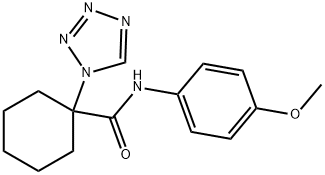 N-(4-methoxyphenyl)-1-(1H-tetrazol-1-yl)cyclohexanecarboxamide|