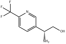 (R)-2-氨基-2-(6-(三氟甲基)吡啶-3-基)乙烷-1-醇,1212976-67-4,结构式