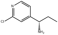 (S)-1-(2-Chloro-pyridin-4-yl)-propylamine Struktur