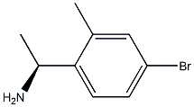 (1S)-1-(4-BROMO-2-METHYLPHENYL)ETHYLAMINE Struktur