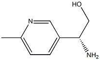 (2R)-2-AMINO-2-(6-METHYL(3-PYRIDYL))ETHAN-1-OL Struktur