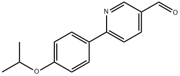 2-(4-(1-methylethoxy)phenyl)pyridine-5-carboxaldehyde Struktur