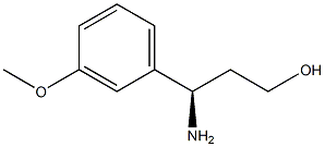 (3R)-3-AMINO-3-(3-METHOXYPHENYL)PROPAN-1-OL Structure