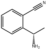 2-((1S)-1-Amino-ethyl)-benzonitrile 化学構造式