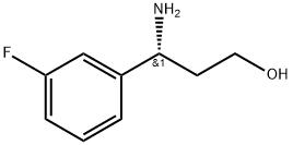 (R)-3-(3-FLUOROPHENYL)-BETA-ALANINOL Struktur