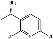 (S)-1-(2,6-Dichloropyridin-3-yl)ethanamine 结构式