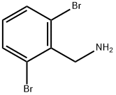 (2,6-ジブロモフェニル)メタンアミン 化学構造式