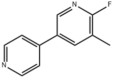 2-Fluoro-3-methyl-5-(pyridin-4-yl)pyridine Struktur