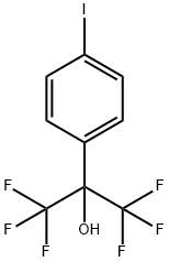 1,1,1,3,3,3-hexafluoro-2-(4-iodophenyl)propan-2-ol Structure