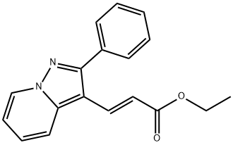 2-Propenoic acid, 3-(2-phenylpyrazolo[1,5-a]pyridin-3-yl)-, ethyl ester, (2E)-|