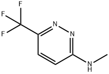 N-Methyl-6-(trifluoromethyl)pyridazin-3-amine Structure