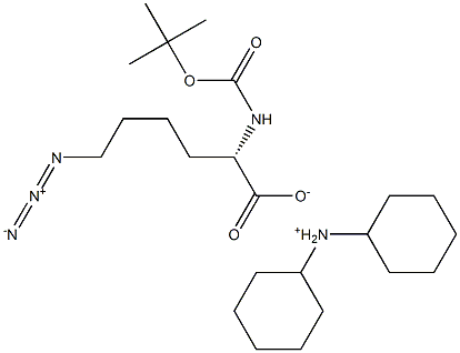 BOC-LYS(N3)-OH DCHA 盐,1217451-48-3,结构式