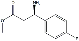 METHYL (3R)-3-AMINO-3-(4-FLUOROPHENYL)PROPANOATE Structure