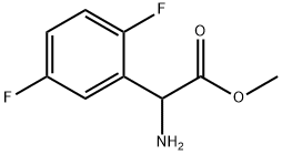 METHYL 2-AMINO-2-(2,5-DIFLUOROPHENYL)ACETATE Structure