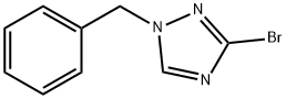 1-benzyl-3-bromo-1H-1,2,4-triazole 化学構造式