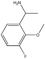 1-(3-氟-2-甲氧基苯基)乙胺 结构式