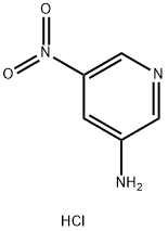 3-氨基-5-硝基吡啶盐酸盐 结构式