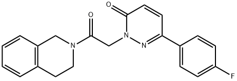 2-[2-(3,4-dihydroisoquinolin-2(1H)-yl)-2-oxoethyl]-6-(4-fluorophenyl)pyridazin-3(2H)-one|