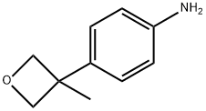 4-(3-methyloxetan-3-yl)aniline Structure