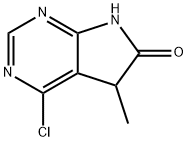 4-Chloro-5-methyl-5H-pyrrolo[2,3-d]pyrimidin-6(7H)-one Structure