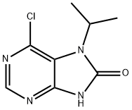 6-氯-7-异丙基-7H-嘌呤-8(9H)-酮, 1226804-22-3, 结构式