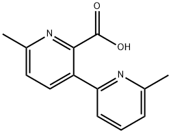 6-methyl-3-(6-methylpyridin-2-yl)picolinic acid Structure