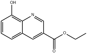 8-羟基喹啉-3-羧酸乙酯,122855-37-2,结构式