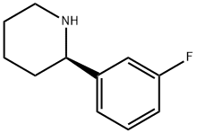 (2R)-2-(3-FLUOROPHENYL)PIPERIDINE Struktur