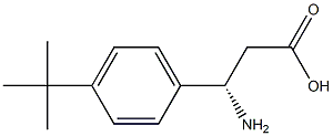 (3S)-3-AMINO-3-[4-(TERT-BUTYL)PHENYL]PROPANOIC ACID Structure