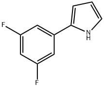 2-(3,5-二氟苯基)吡咯, 1229035-74-8, 结构式