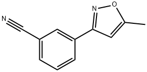 3-(5-Methyl- isoxazol-3-yl)- benzonitrile Structure