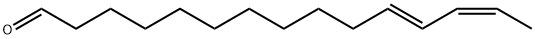 (11E,13Z)-Pentadecadienal Structure