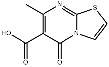 7-methyl-5-Oxo-5H-Thiazolo[3,2-A]Pyrimidine-6-carboxylic acid Struktur