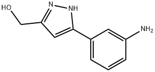 3-间氨基苯基-5-羟甲基-1H-吡唑,1238873-41-0,结构式