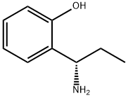 2-((1S)-1-AMINOPROPYL)PHENOL,123983-06-2,结构式
