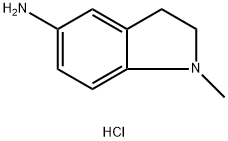 1-Methyl-2,3-dihydro-1H-indol-5-ylamine dihydrochloride Struktur